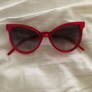 Red Cat Eye Wildfox Sunglasses